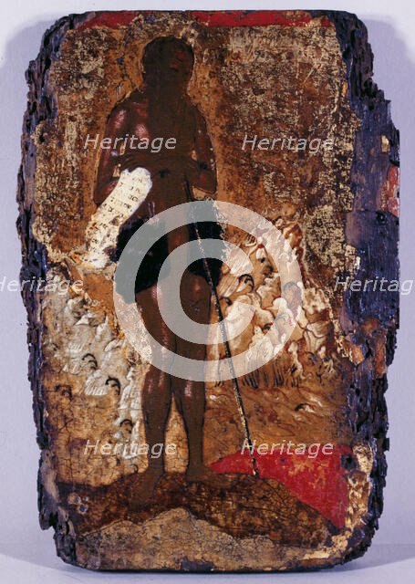 Saint Onuphrius, between 1500 and 1600. Creator: Cretan School.