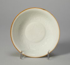 Dish with Stylized Lotus Flowers, Yuan dynasty (1279-1368). Creator: Unknown.