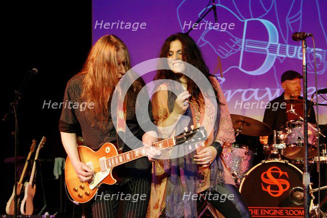 Innes Sibun and Sari Schorr, Hawth, Crawley, West Sussex, April 16, 2017. Artist: Brian O'Connor.