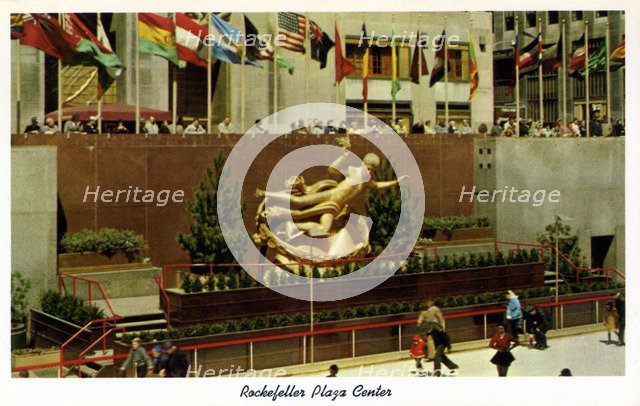 Rockefeller Plaza Center, New Your City, New York, USA, 1956. Artist: Unknown