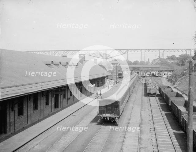 Poughkeepsie Station, between 1880 and 1897. Creator: William H. Jackson.