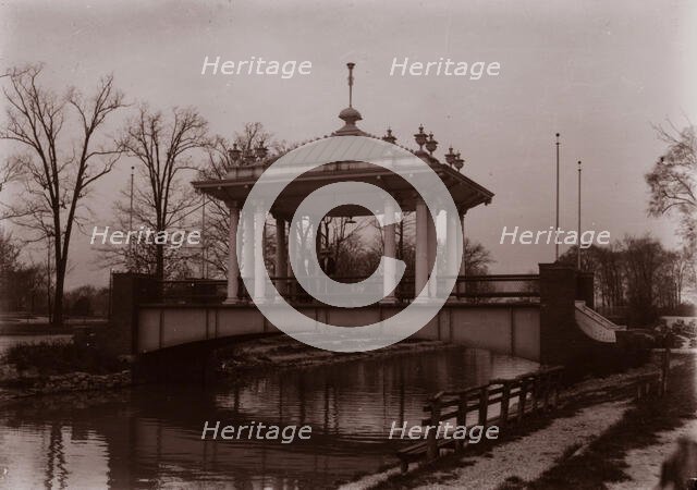 Untitled (Belle Isle band shell, Detroit, Michigan), between 1910 and 1935, printed c1975. Creator: Wendell Hotter.