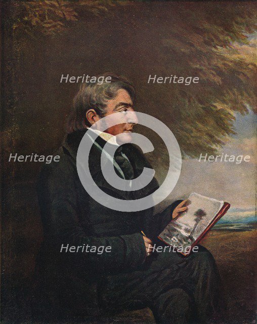 'Portrait of JMW Turner', c1841 (1904). Artist: Charles Turner.