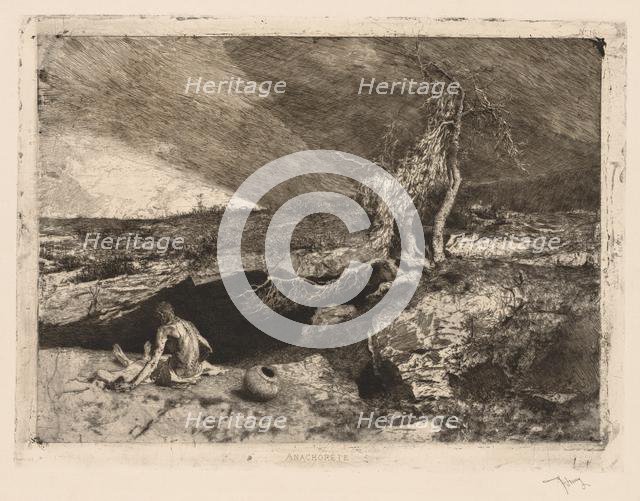 Anachorète. Creator: Mariano Fortuny y Carbó (Spanish, 1838-1874).