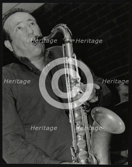 Renato D'Aiello playing tenor saxophone at The Fairway, Welwyn Garden City, Hertfordshire, 2004. Artist: Denis Williams