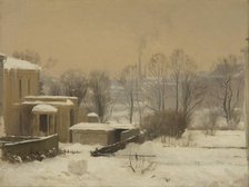 Urban Snow. Study, 1880. Creator: Gustaf Rydberg.