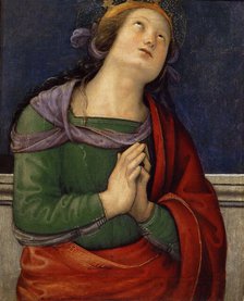 San Pietro Polyptych: Saint Flavia, Between 1496 and 1499. Creator: Perugino (ca. 1450-1523).
