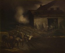 Plaster Works-Copy after Theodore Gericault’s Painting, between 1833-1835. Creator: Piotr Michalowski.