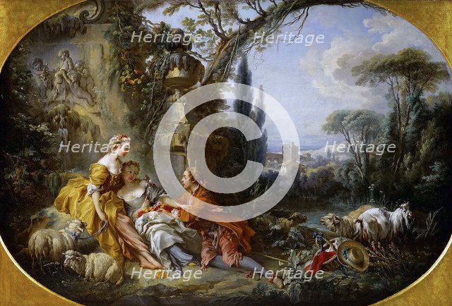 Les Charmes de la vie champêtre (Delights of country life). Artist: Boucher, François (1703-1770)