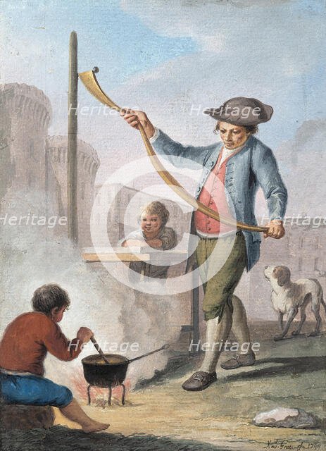 Fanfelluccaro (candy seller), 1799. Creator: Della Gatta, Saverio (Xavier) (1758-1828).