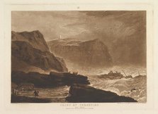 Coast of Yorkshire, Near Whitby (Liber Studiorum, part V, plate 24), January 1, 1811. Creator: JMW Turner.