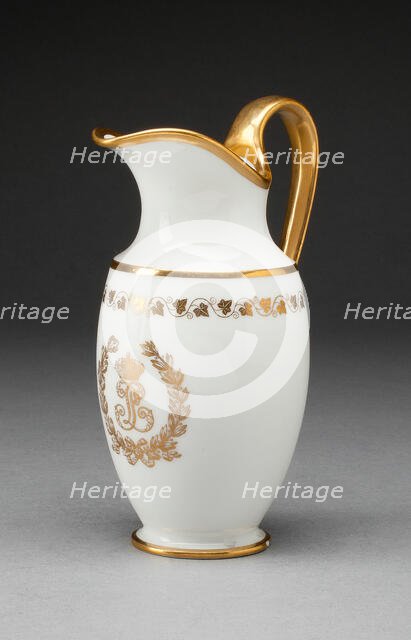 Pitcher, Sèvres, 1845. Creator: Sèvres Porcelain Manufactory.