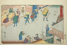Otsu-No. 54, from the series "Fifty-three Stations of the Tokaido (Tokaido gojusan..., c. 1847/52. Creator: Ando Hiroshige.
