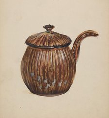 Posset Pot, c. 1936. Creator: Roberta Elvis.