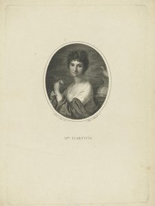 Portrait of the actress Friederike Wilhelmine Hartwig (1777-1849), c. 1801. Creator: Schmidt, Heinrich Friedrich Thomas (1780-after 1829).