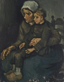 Peasant Woman with Child on her Lap, 1885. Creator: Gogh, Vincent, van (1853-1890).