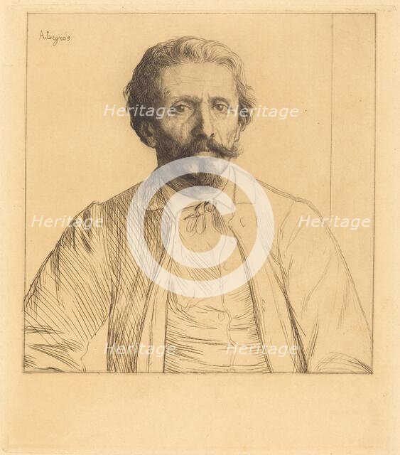 Auguste Delatre. Creator: Alphonse Legros.