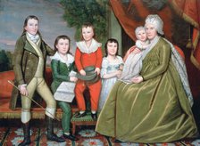 'Mrs Noah Smith and Her Children', 1798. Artist: Ralph Earl