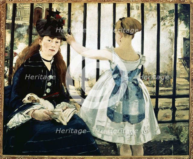 'Gare Saint Lazare', 19th century. Creator: Manet, Edouard. (1832-1883).