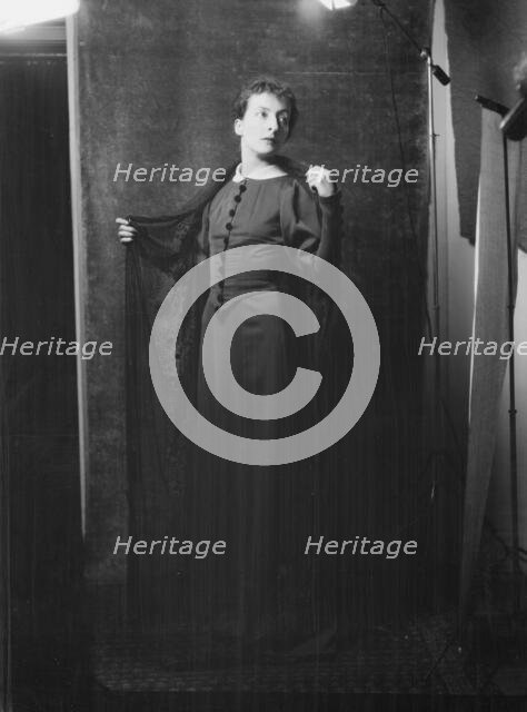 Eames, Claire [i.e. Clare], portrait photograph, 1926 Feb. 11. Creator: Arnold Genthe.