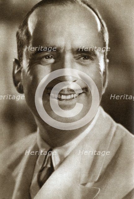 Douglas Fairbanks, American actor, screenwriter, director and producer, 1933. Artist: Unknown