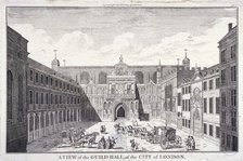 Guildhall, London, 1756. Artist: Anon