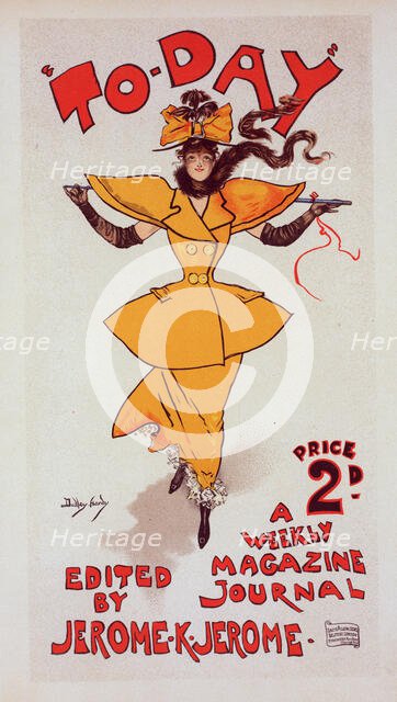 Affiche anglaise pour le journal "To Day", c1900. Creator: Dudley Hardy.