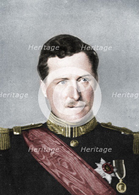 Albert, King of Belgium, First World War, 1914. Artist: W&D Downey.