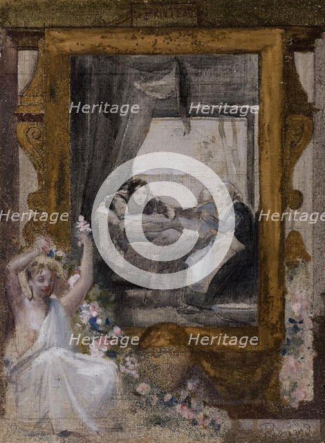 Esquisse pour la salle des mariages de la mairie du 19ème arrondissement : Le Printemps, 1880. Creator: Paul Albert Besnard.