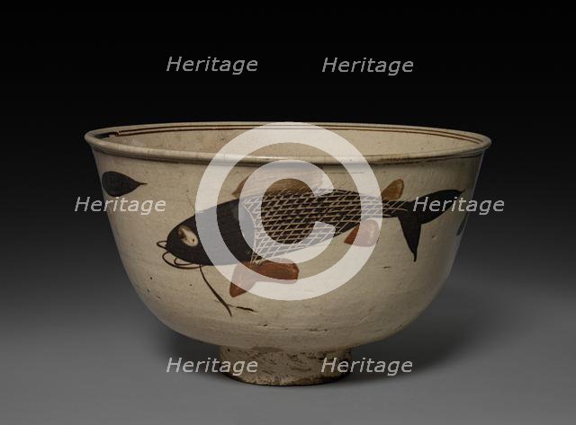 Bowl: Cizhou ware, 1368- 1644. Creator: Unknown.