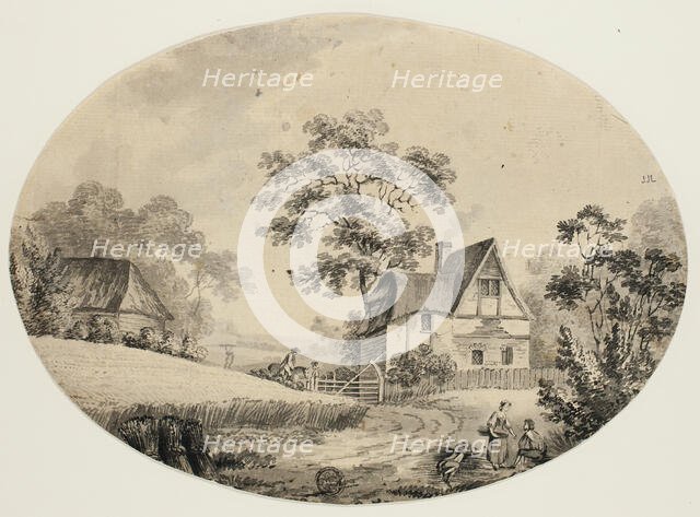 Rider Visiting Farm, n.d. Creator: John Inigo Richards.