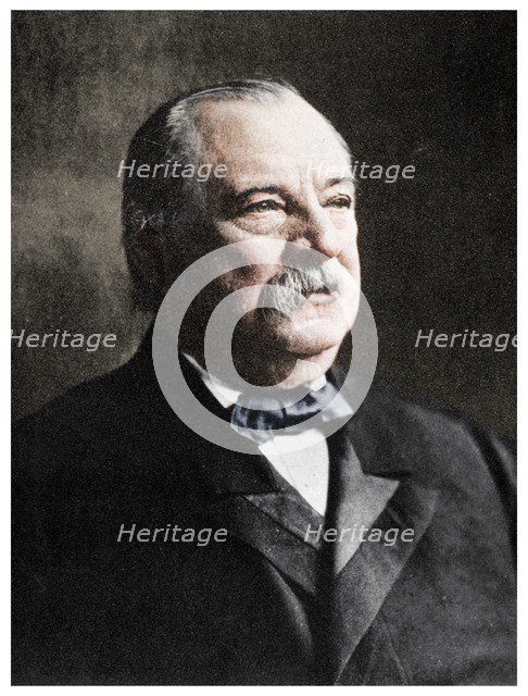 Grover Cleveland, 22nd and 24th President of the United States, 19th century (1955). Artist: Unknown.