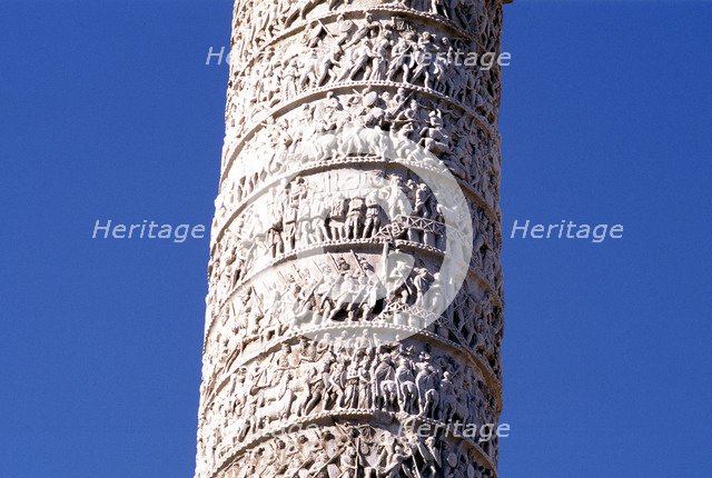 Trajan's column, Rome, 106-113. Artist: Unknown