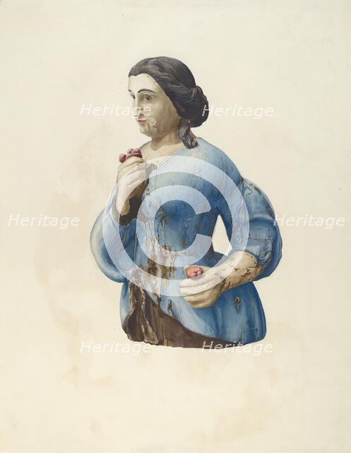 Figurehead, 1935/1942. Creator: Rosamond P Gray.