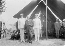 Brigadier General Hunter Liggett, Sec. of War - Garrison, Gen Wood, 1913. Creator: Bain News Service.