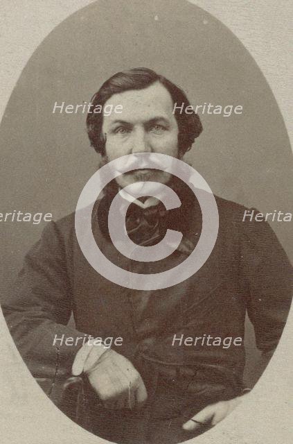 Portrait of pianist and composer Alfred Quidant (1815-1893). Creator: Photo studio Nadar.