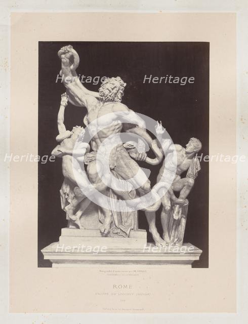 Rome: Groupe de Laocoon (Vatican), c. 1860. Creator: Charles Soulier (French, 1840-1875).