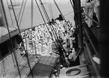 War game - Naval Reserve going ashore, between c1910 and c1915. Creator: Bain News Service.