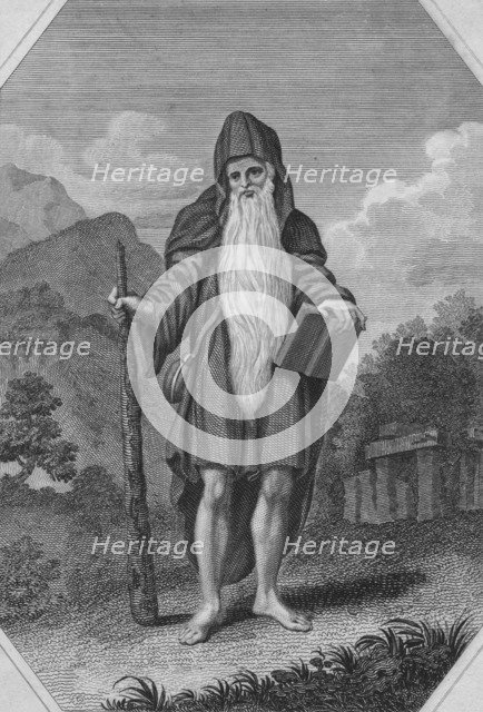 'A Druid', 1803. Artist: King.