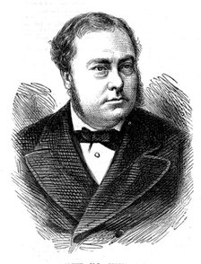 Sir J. Holker, M.P., Solicitor-General, 1874. Creator: Unknown.