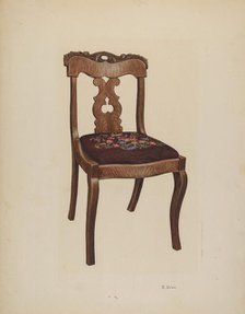 Side Chair, 1941. Creator: Lelah Nelson.