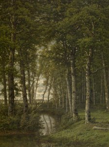 Loneliness. Landscape in the Surroundings of Schilde, 1871. Creator: Jean Pierre François Lamoriniere.