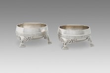 Pair of Salt Dishes, c. 1867/68. Creator: Tiffany & Co.