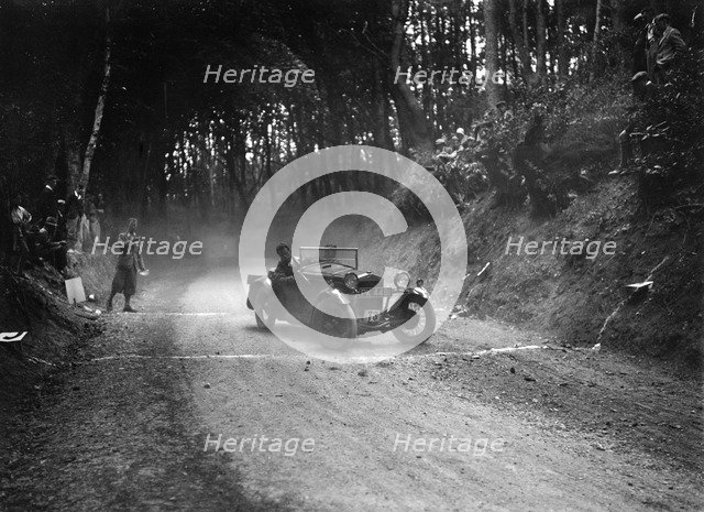 Frazer-Nash Super Sports of WW Inderwick taking part in a motoring trial, c1930s. Artist: Bill Brunell.