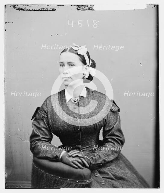 Mrs. Clara Walters, between 1855 and 1865. Creator: Unknown.