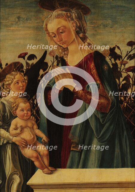 Virgin and Child with an Angel, Second Half of the 15th century. Creator: Biagio d'Antonio, (Tucci) (1446-1516).