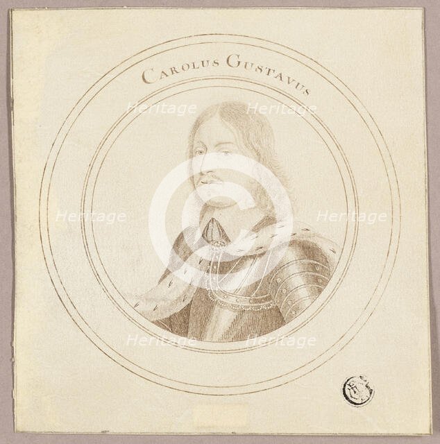 Carolus Gustavus, 1692. Creator: John Faber the Elder.