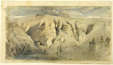 Mont Saleve, c.1840. Creator: John Ruskin.