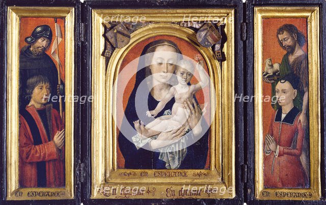 Triptych with Virgin and Child, c1475-1480 (c1485-1490). Creator: Hugo van der Goes.