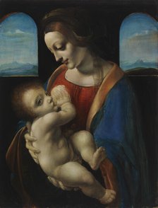 Madonna Litta, copy after Leonardo da Vinci, 1896. Creator: Magnus Enckell.